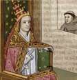 Ilustração da Papisa Joana datada de 1560  Foto: Wikimedia / Reprodução