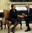 Presidentes Dilma Rousseff e Barack Obama na Casa Branca 30/6/2015  Foto: Jonathan Ernst / Reuters