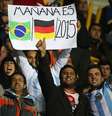 Olha só que maldade! O dia 01/07/2015 virou piada para os argentinos. O 7 a 1 da Alemanha no Brasil vai ser zoado eternamente!  Foto: Raul Sifuentes / Getty Images 