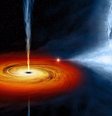 O pulso gravitacional dos buracos negros é tão forte que atrai até a luz  Foto: Nasa / Divulgação