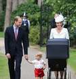 O carrinho de bebê usado por Kate é dos anos 50 e foi usado pela rainha Elizabeth para seus filhos Andrew e Edward  Foto: Getty Images 