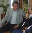 Candinho, Parreira, Zagallo durante reunião na sede da CBF: sem assuntos espinhosos para a CBF  Foto: Reprodução