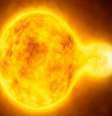 Uma das estrelas duplas é o que a astronomia conhece como "binária de contato"  Foto: BBC News Brasil