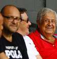 Presidente Modesto Roma assegurou que Santos não será punido pelos atrasos  Foto: Ricardo Saibun / Divulgação