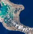Mar avança sobre ilha de Kiribati  Foto: Eco Desenvolvimento