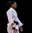 Érika Miranda perdia por um shido até pouco menos de 30 segundos para o fim da luta, quando conquistou um yuko e praticamente tirou as esperanças da equatoriana Diana Diaz de voltar para o confronto. Brasileira já tem duas medalhas em edições do Pan  Foto: Eduardo Palacio / Terra