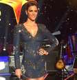 Vestido jeans da Triton foi o escolhido por Fernanda Lima para a final do programa 'SuperStar'  Foto: @roddrigogrunfeld/Instagram / Reprodução