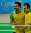 Dupla masculina fez história ao chegar à final de badminton nos Jogos Pan-Americanos de Toronto  Foto: Osmar Portilho / Terra