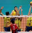 Brasil se recuperou de derrota para a França na fase final da Liga Mundial  Foto: Matthew Stockman / Getty Images