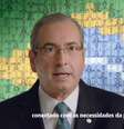 Cunha enalteceu a aprovação de medidas como a redução da maioridade penal, maiores direitos às empregadas domésticas e a garantia de "direitos ao trabalhador terceirizado".  Foto: Youtube / Reprodução
