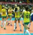 Jogadoras não deram chance para a Itália  Foto: FIVB / Divulgação