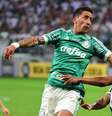 Barrios fez sua estreia pelo Palmeiras em clássico contra o Santos no último domingo  Foto: Sergio Barzaghi / Gazeta Press