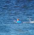 Mick Fanning é atacado por tubarão na final da etapa de J-Bay da WSL:   Foto: Kristin Scholts/WSL / EFE