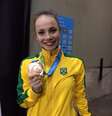 Brasileira conquistou segundo bronze no Pan  Foto: @timebrasil / Twitter
