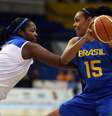 Clenia Noblet desequilibrou para Cuba na disputa pela medalha de bronze  Foto: Gaspar Nóbrega / Inovafoto
