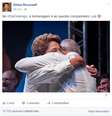 Homenagem a Lula no "Dia do Amigo" foi publicada nesta segunda-feira no perfil oficial de Dilma no Facebook  Foto: Reprodução Facebook / Divulgação