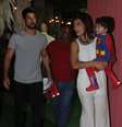 Juliana Paes celebra aniversário do filho Antônio, com o marido  Carlos Eduardo Baptista, no Rio de Janeiro, neste domingo (19)  Foto: @Dilson Silva / AgNews