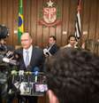 "Não tenho a menor ideia do que seja essa citação", disse Geraldo Alckmin  Foto: Eduardo Saraiva / A2IMG