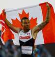 De Grasse é o campeão dos 100 e 200 m em Toronto  Foto: Al Bello / Getty Images 