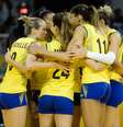Jogadoras da seleção brasileira de vôlei disputaram vaga na final dos Jogos Pan-Americanos de Toronto contra Porto Rico  Foto: Osmar Portilho / Terra