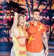 A baiana Lorena Improta dançou com o sertanejo Lucas Lucco  Foto: Ramón Vasconcelos / Globo / Divulgação