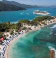 A praia de Labadee é um paraíso do Caribe  Foto: Royal Caribbean International/Divulgação