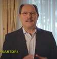 Sartori repetiu durante o vídeo praticamente o mesmo discurso utilizado em sua campanha  Foto: Reprodução