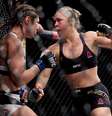 Ronda Rousey x Bethe Correia pelo UFC 190  Foto: Matthew Stockman / Getty Images 