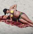 Deborah Secco faz treino na praia da Barra da Tijuca, na manhã desta quarta-feira (12)  Foto: Dilson Silva / AgNews