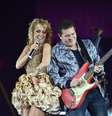 Joelma e Chimbinha se separaram após 18 anos de casamento  Foto: TV Globo / Divulgação