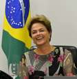 Dilma durante reunião com líderes da base aliada da Câmara  Foto: Wilson Dias / Agência Brasil