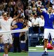Federer e Djokovic disputam final do Aberto dos EUA  Foto: Getty Images