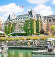 Hotel Fairmont é um belo exemplo de arquitetura eduardiana em Victoria  Foto: canadastock/Shutterstock