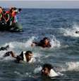 A rota de migração da Turquia para a Grécia por mar é muito visada, mas também perigosa  Foto: BBC Brasil