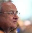 Martin Winterkorn, CEO da Volkswagen, participou do Salão de Frankfurt no dia 15 de setembro de 2015.  Foto: Krisztian Bocsi / Bloomberg via Getty Images