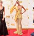 Julianne Hough, Heidi Klum e Christine Marzano exibiram suas curvas em forma com vestidos repletos de transparências  Foto: Getty Images
