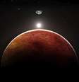 Imagem ilustrativa de Marte com a Lua  Foto: iStock