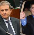 O doleiro Alberto Youssef e o empresário Eike Batista  Foto: Rodrigues Pozzebom e Fábio Pozzebom / Agência Brasil