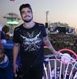 Caio Castro curtiu o 4º dia de Rock in Rio  Foto: AgNews