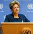 Dilma anunciou que Brasil terá como meta reduzir em 43% as emissões de gases estufa até 2030  Foto:  Roberto Stuckert Filho/PR)
