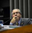 Eduardo Cunha durante sessão de votação da proposta cria uma nova fórmula para o cálculo de aposentadorias  Foto: Wilson Dias / Agência Brasil