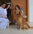 O golden Jhonny e sua dona, Fátima  Foto: Talita Zaparolli / Especial para Terra
