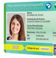 Nova Carteira de Identidade Estudantil possui padrão nacional  Foto: UNE/Reprodução