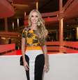 Exibindo corpo de modelo, Bárbara Evans marca presença no SPFW desta quinta-feira (22)   Foto: Paulo Lopes / Futura Press