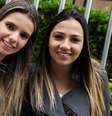 Neste sábado, estudantes enfrentam o primeiro dia do Exame Nacional do Ensino Médio (Enem) 2015; na foto, alunas posam antes de entrar na sala de aula na faculdade Univove, campus Barra Funda em São Paulo  Foto: Renato Ribeiro Silva / Futura Press