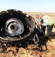 Russos investigam queda de avião no Sinai  Foto: EFE