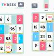 Em Threes, é preciso combinar peças de número iguais antes que elas lotem o tabuleiro  Foto: Sirvo / Divulgação