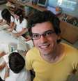 Missão do professor Luis Junqueira é ajudar as crianças a publicarem seus próprios livros  Foto: Arquivo Pessoal