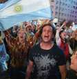 Apoiadores de Macri comemoraram no Obelisco, ponto turístico de Buenos Aires  Foto: Getty Images