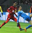 Leverkusen, do brasileiro Wendell (esq.), empatou com BATE por 1 a 1  Foto: Oleg Nikishin / Getty Images